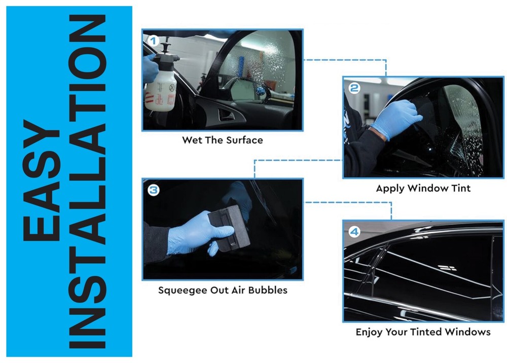 Precut Window Tint for Mercedes-Benz Sprinter Van (Front Doors Any Shade)