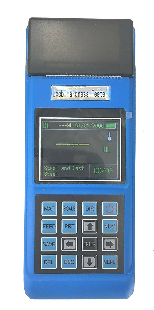 Leeb Rebound Hardness Test with D Impact Device USB Interface Built in Printer