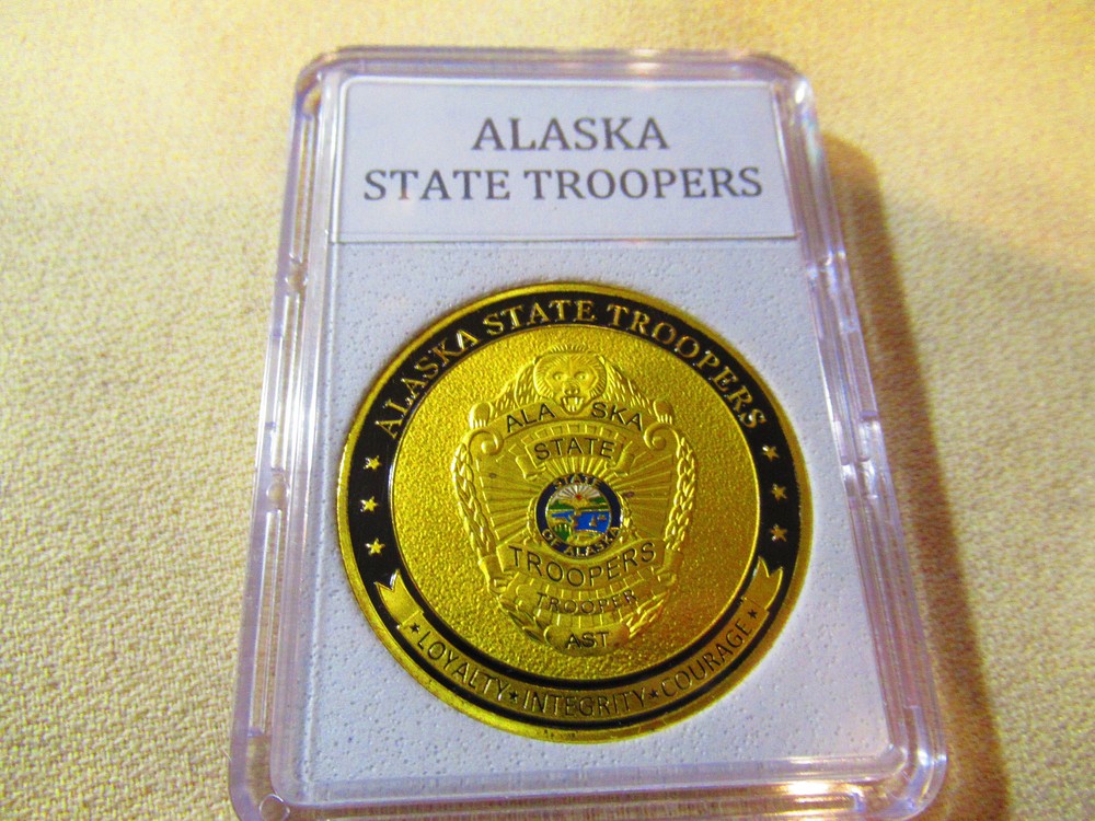 ALASKA STATE TROOPERS Challenge Coin