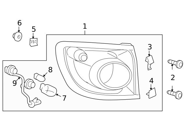Genuine GM Tail Light Wiring Harness 25877330