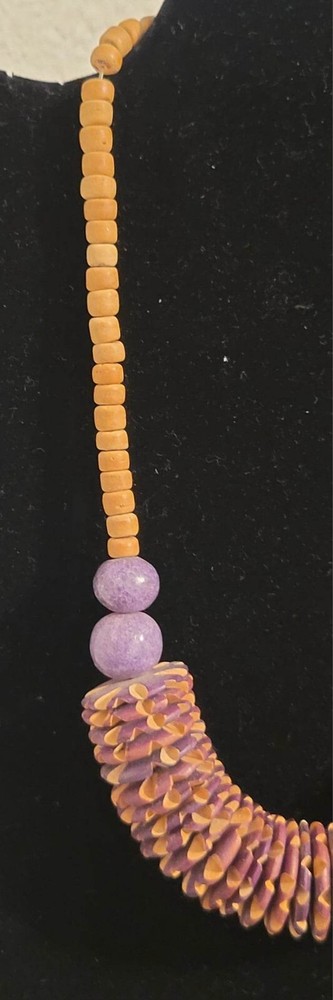 Wood Bead Necklace 16