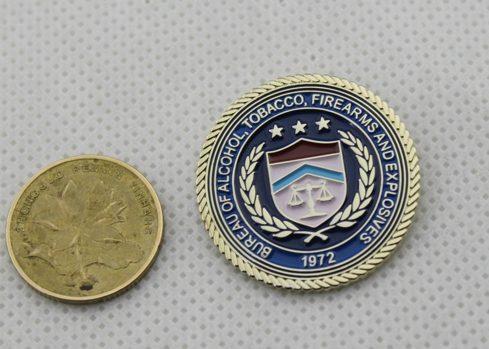US ATF 1972 lapel pin