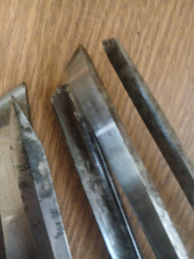 7 Buck bros. wood lathe tools