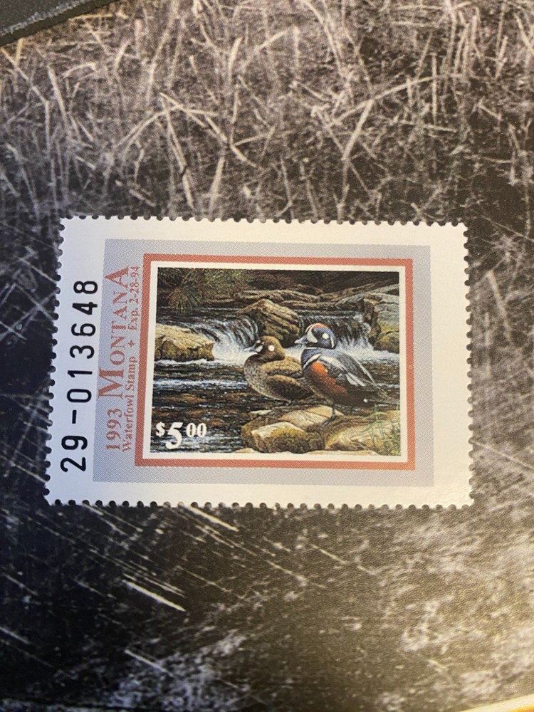 1993 Montana State Duck Stamp,