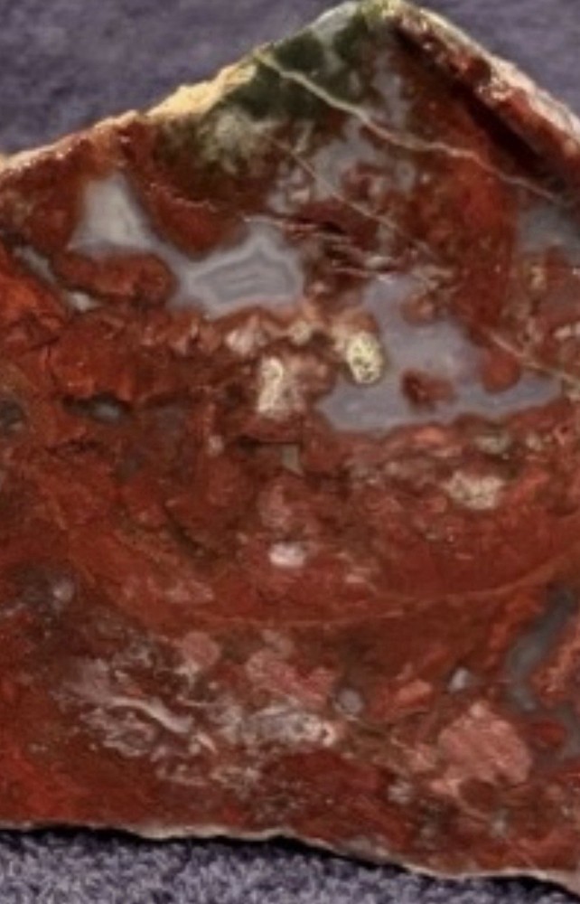 Red Lightning Agate Slab set, Lot#20