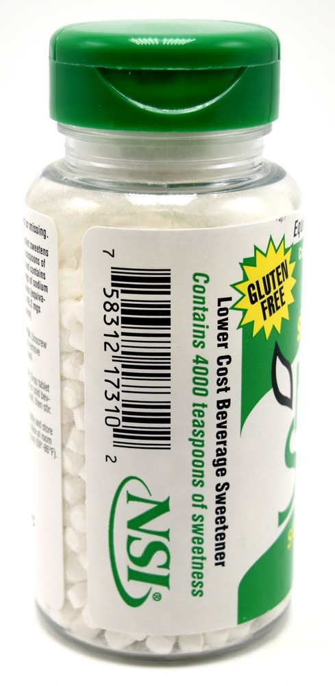 3 1000-Tablet Bottles 1 Grain Necta Sweet Saccharin Tablets NectaSweet