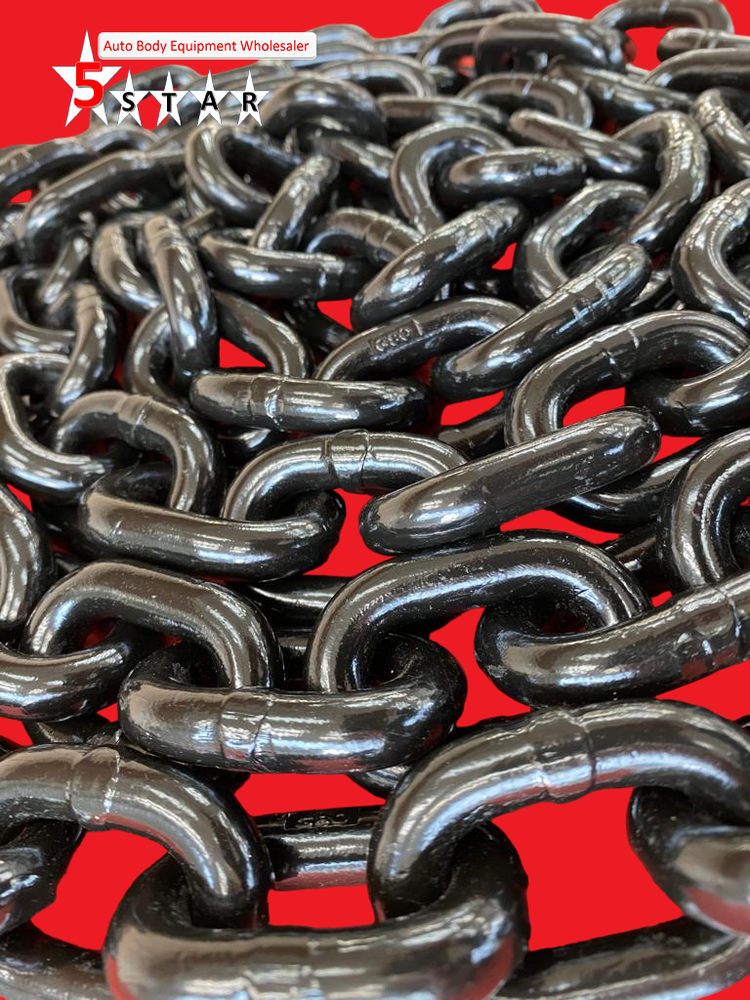 SET#31 AUTO BODY FRAME MACHINE PULLING CHAIN 11 FEET LONG HEAVY DUTY