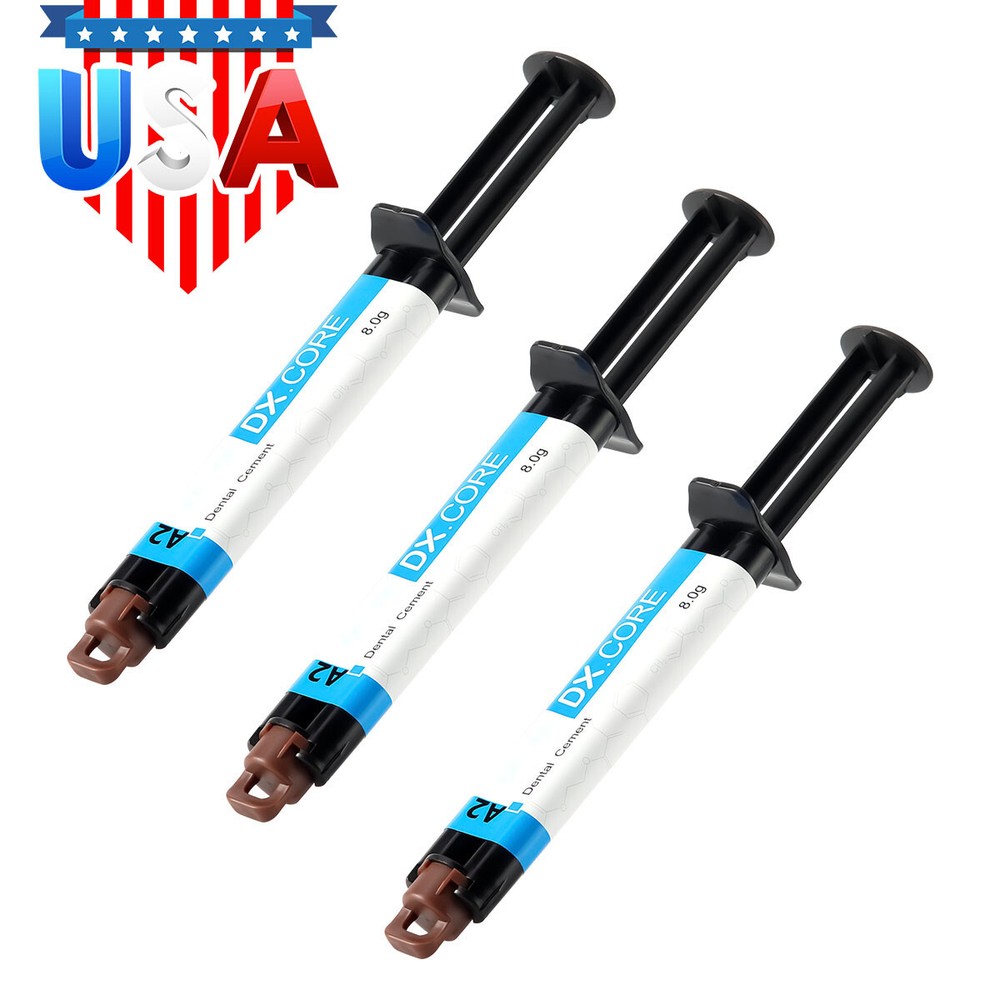 3X Dental Dual Cure Light Self Resin Composite A2 Post &Core Polymer-based