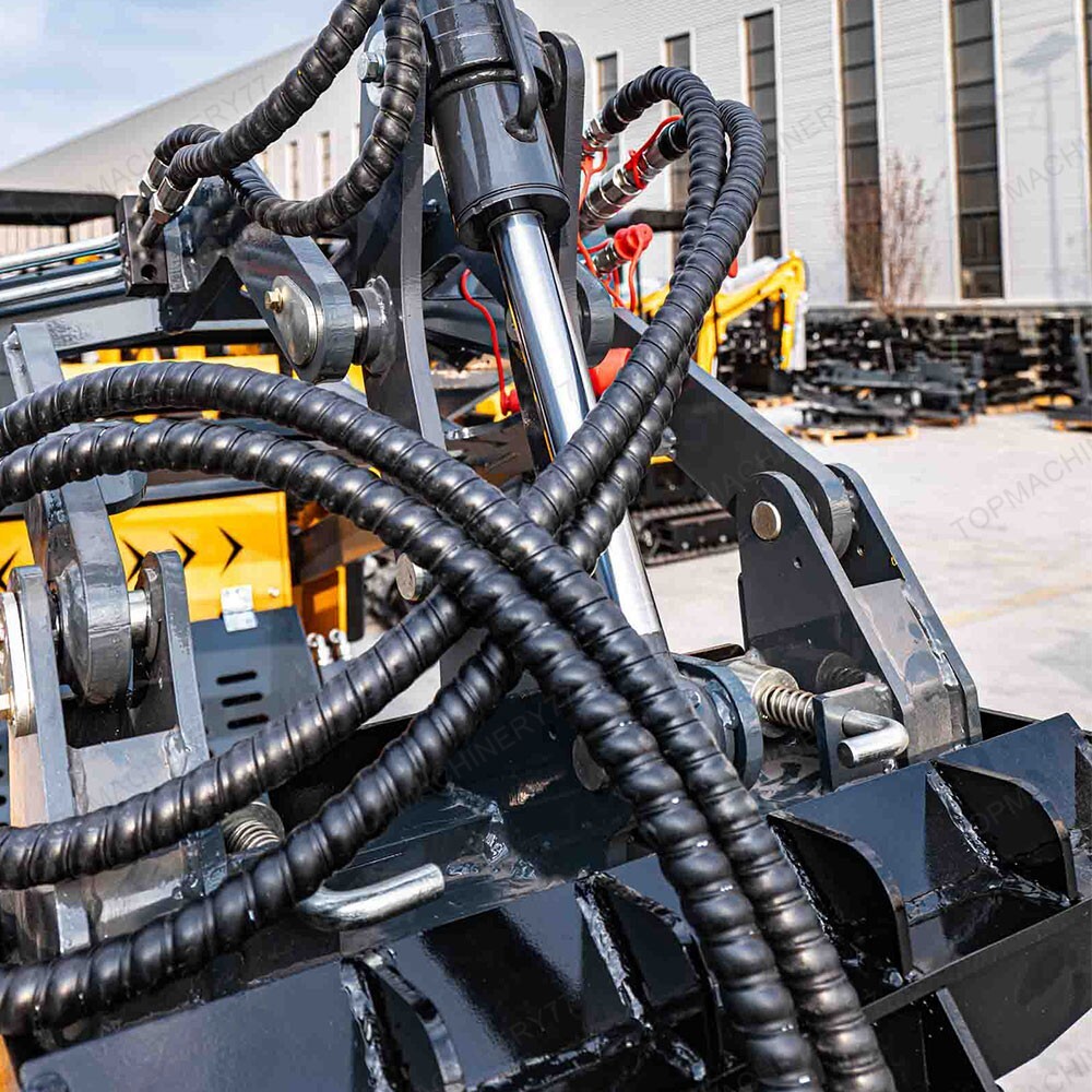 Hydraulic Breaker Attachment + Pile Driver Head for Dingo Skid Steer Loader