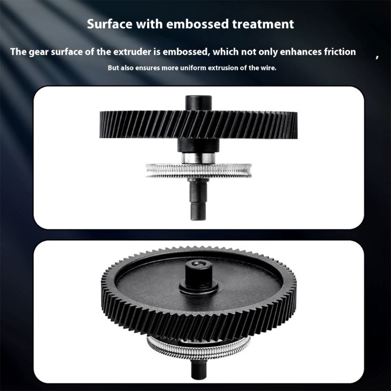 Precise 3D Printer Gear For H2D With Electroplated Coating Wear Resistance