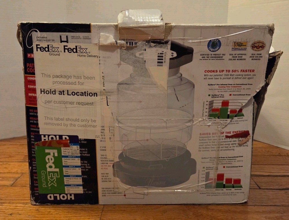 nuwave pro infrared oven W/ Extender Ring Kit & Pizza Kit