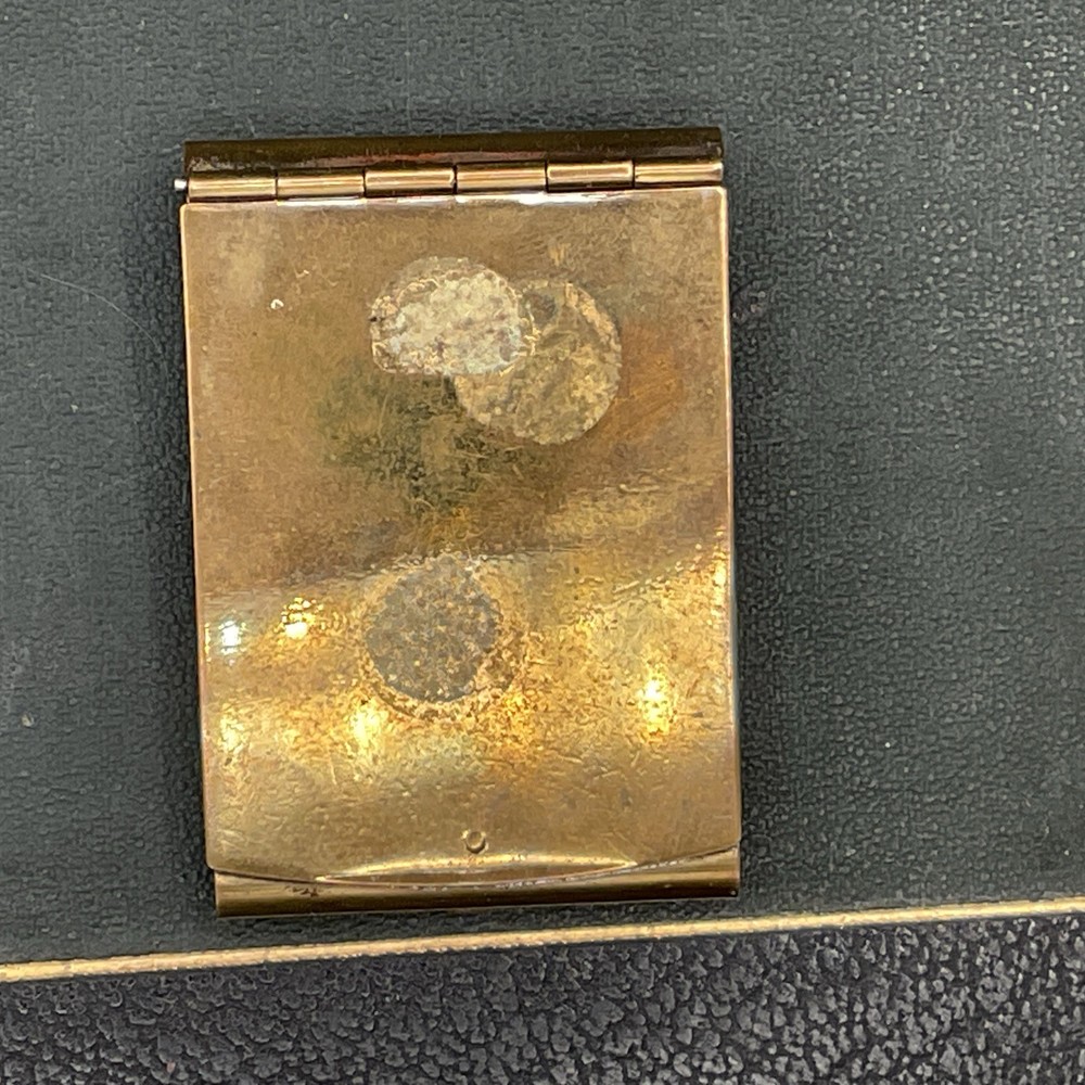 Vintage Brass Toned Napier Matchbook Note Case