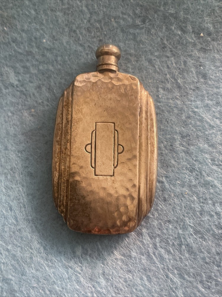 Vintage Sterling Silver Perfume Bottle No Monogram Marked Webster Sterling