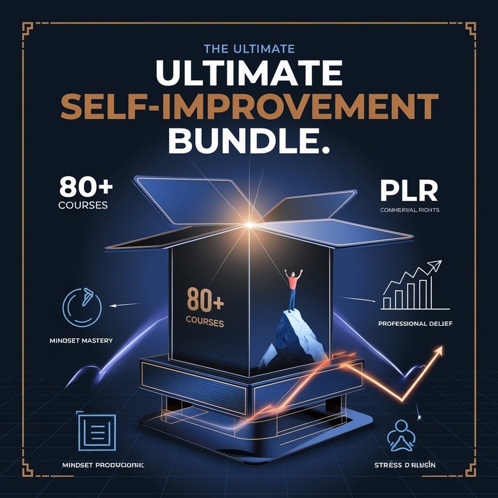 "🔥 Ultimate Self Help Bundle: 80+ Courses for Mindset, Productivity & Success!