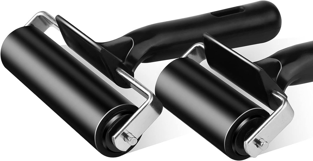 2.2 Inch Rubber Roller Tool, Rubber Brayer Roller for Printmaking by