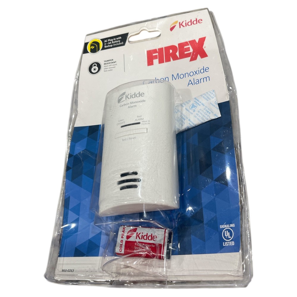 Kidde Firex Plug-In Carbon Monoxide Dectector, AA battery Backup(KN-COB-DP2)