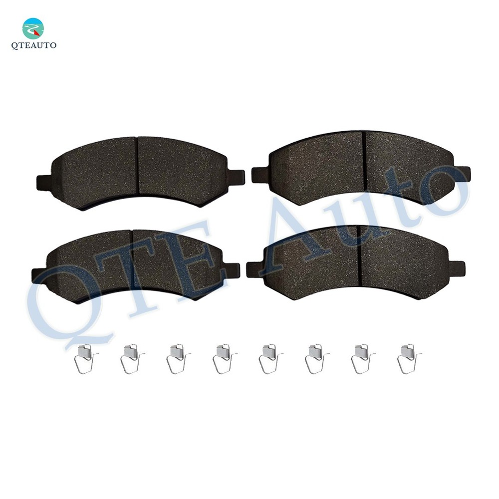 Front Ceramic Brake Pad Kit For 2006-2009 Mitsubishi Raider
