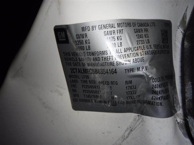 GMC Terrain 2011 Infotainment Display 20829650 3084