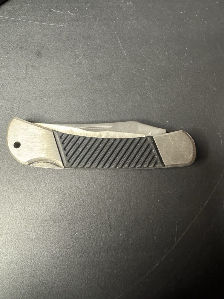 Vintage Sharp 428 Stainless Pocket Knife With Sheath