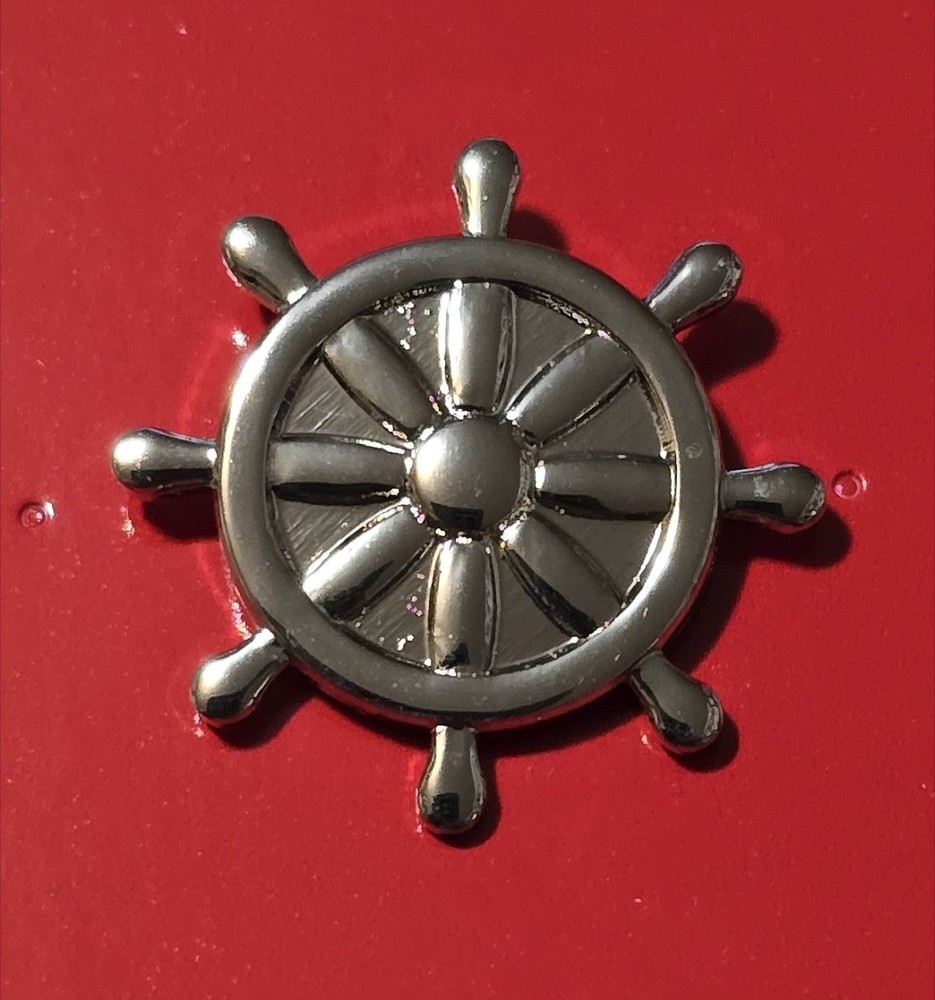 US Navy Quartermaster Rate Hat Pin - Anodized