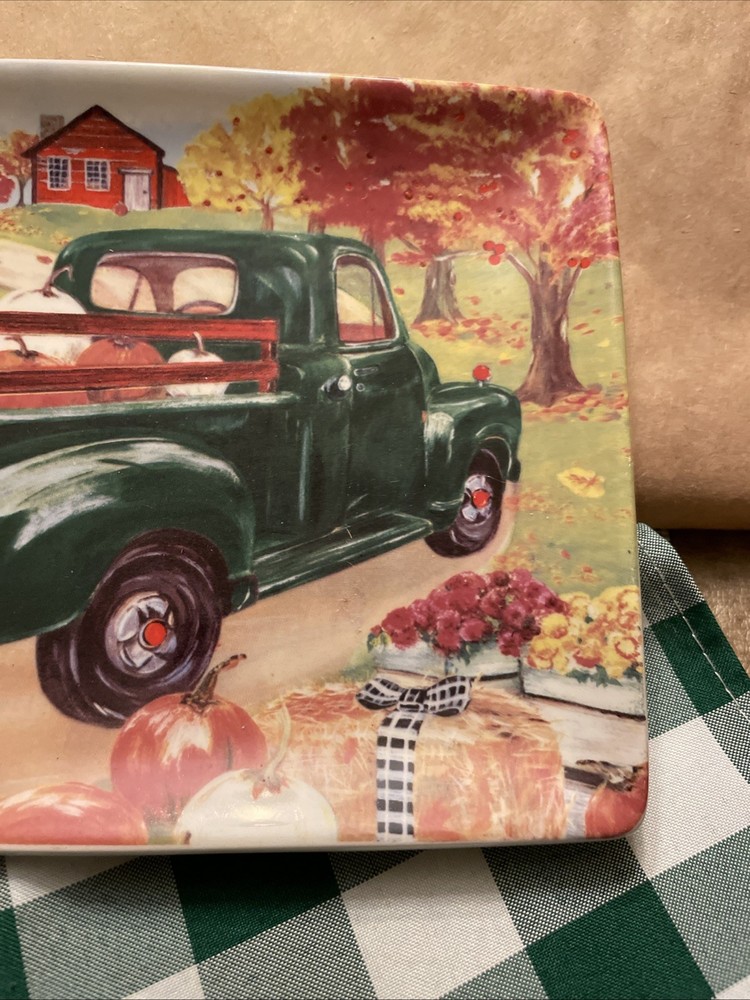 PLATTER HARVEST SPICE 12” X 7” X 2” Ceramic Glossy