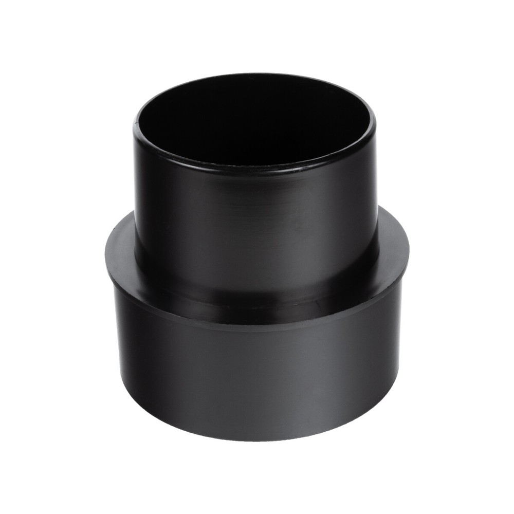 POWERTEC 5" to 4" Reducer Dust Collection Fitting, ABS Plastic (Black) (70170)