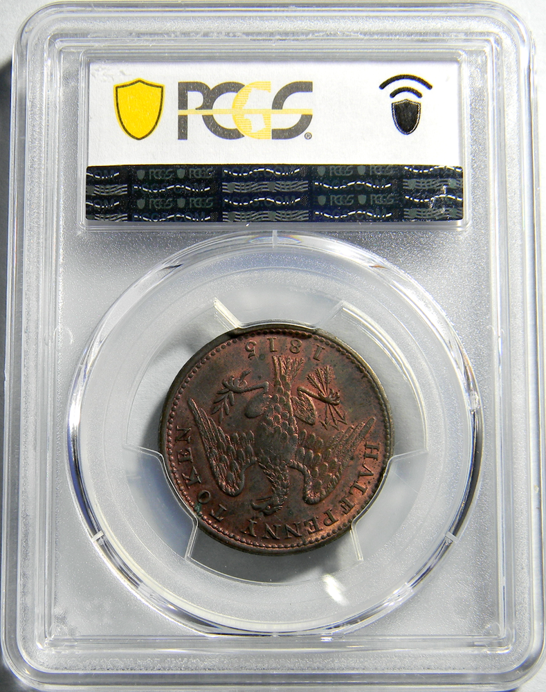 1815 Lower Canada Half Penny Token PCGS MS 62 (06-11)