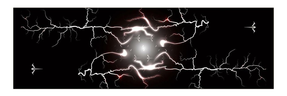 White Water Archery White Lightning Bolt Storm Solid Stabilizer Wrap Protection