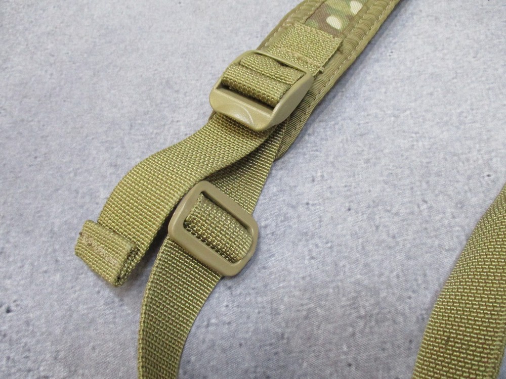 Tactical Low Profile Shoulder Harness MultiCam Padded Adjustable MOLLE Straps