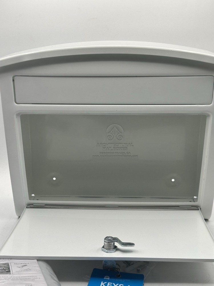Dal Rae Architectural Mailbox Locking Wall Mount Mailbox 2562W-10 Front Access