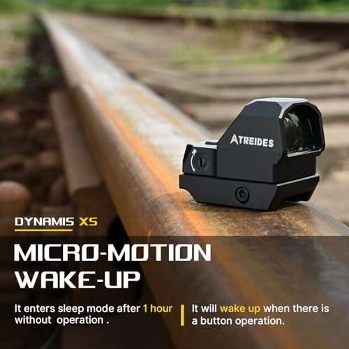 Dynamis Micro Reflex Sight, Red Dot Sight with 3-Point Reticle, Compatible