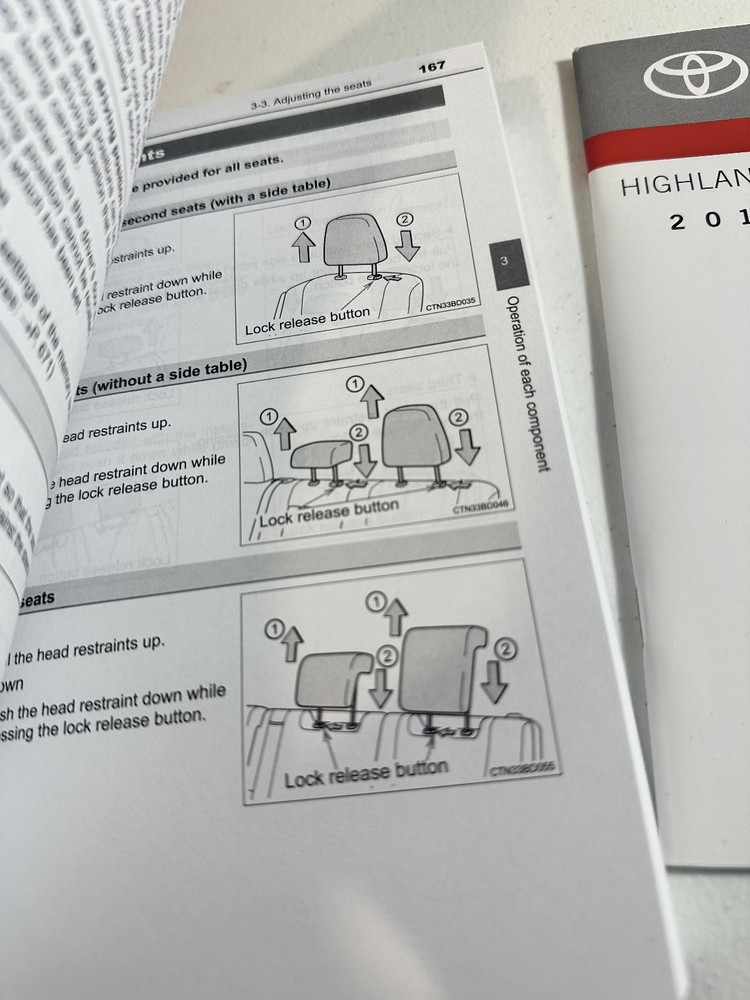 2017 Toyota Highlander Owner's Manual Set