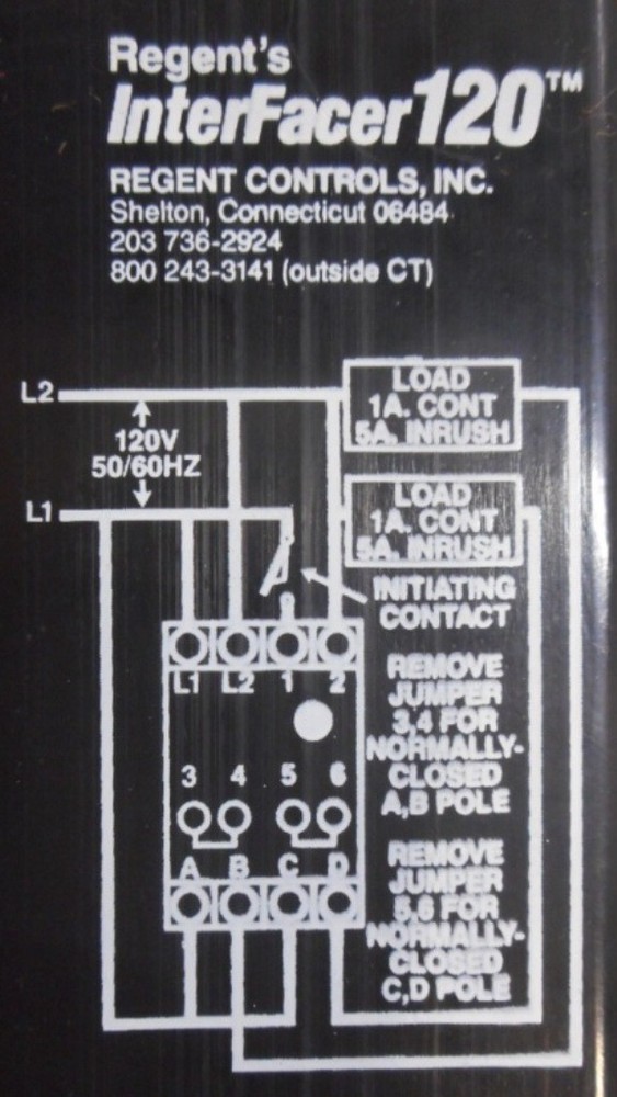 REGENTS, INTERFACER 120 SOLID-STATE RELAY, MULTIPOLE, 120VAC
