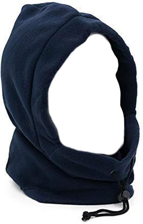 Fleece Snood with Elasticated Neck Thermal All in One, Toggle Pull String