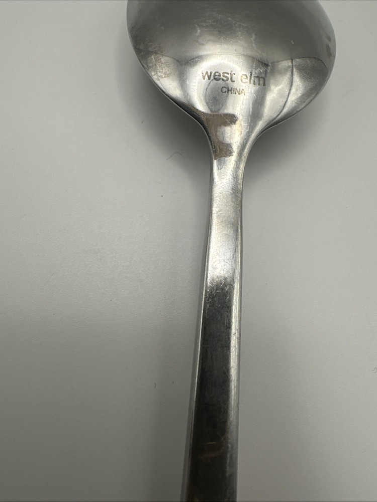 West Elm Flatware Silver Teaspoon Briggs Shiny Mirror