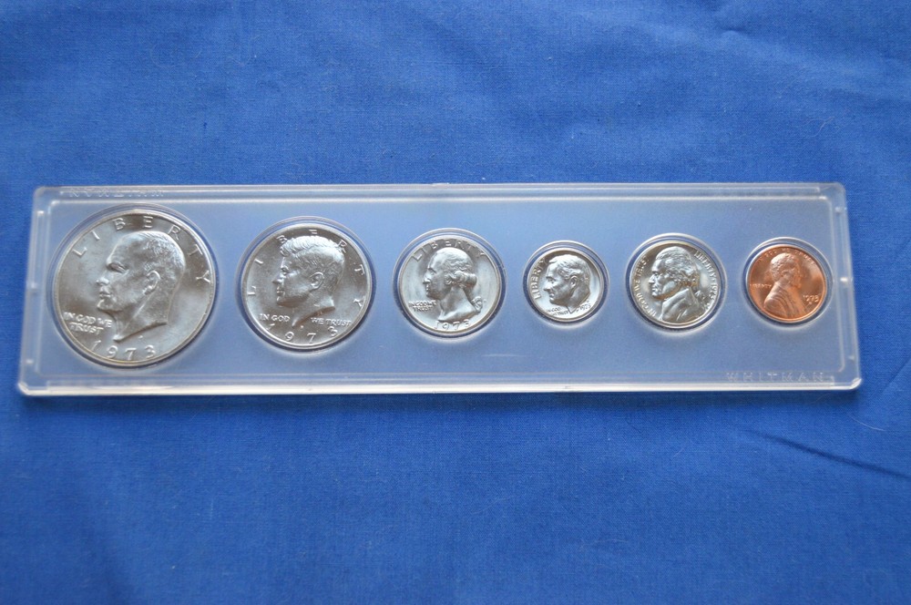 1973 Mint Birth Year Set   Uncirculated Coins 73-3