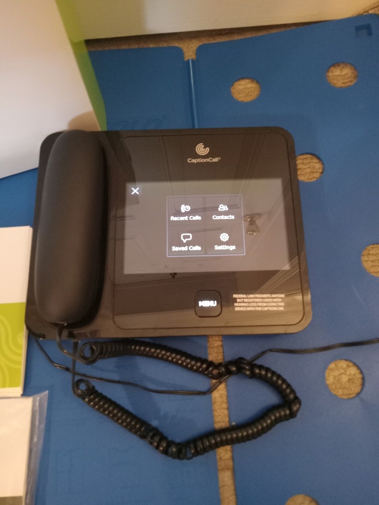 Caption Call 57Tx Closed-Caption Touch Screen Phone for Hearing Impaired