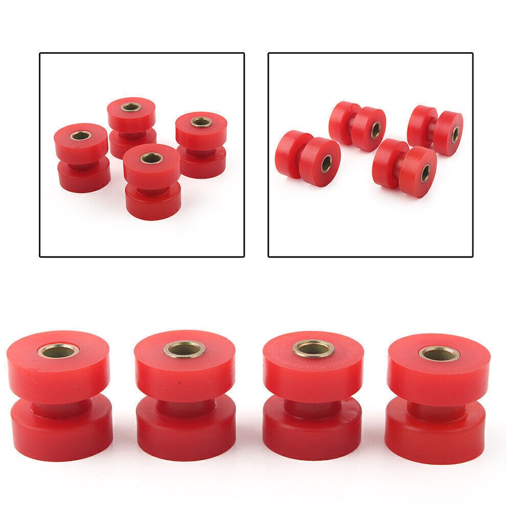 for Peterbilt 357 375-379 90.9053R Exhaust Bushing Kit Set Red