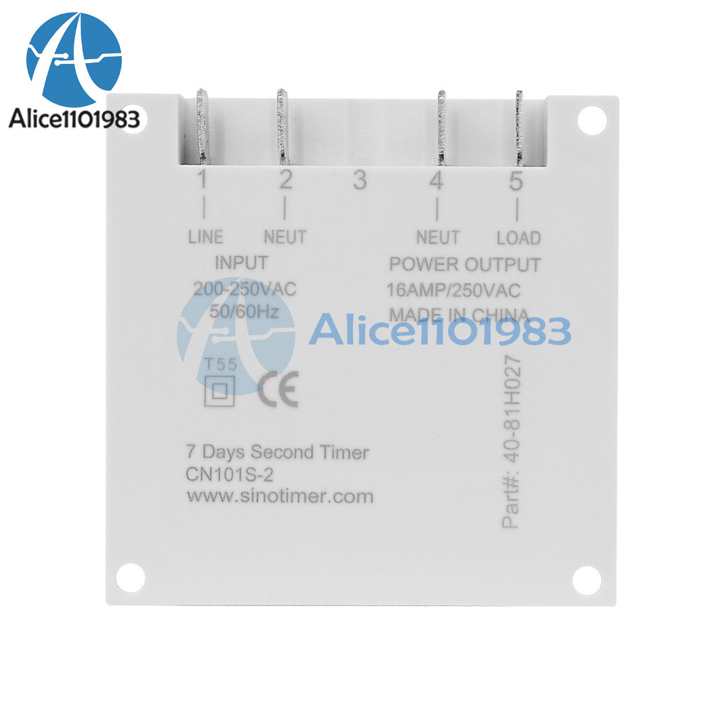 DC 12V 24V AC 110V CN101S Timer Switch Controller Automatic Cycle Timing Switch