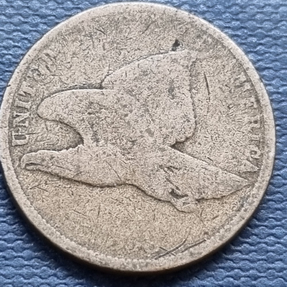 1858 Flying Eagle Cent 1c Circulated #91763