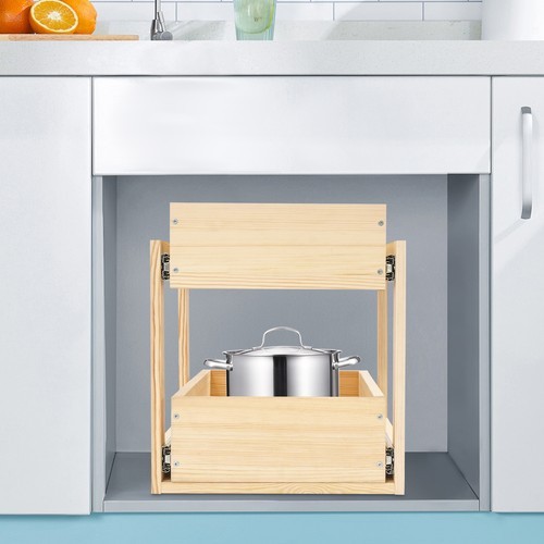 Pull-out Cabinet Organizer, Cabinet Organizer Drawer Shelves Storage for Kitchen