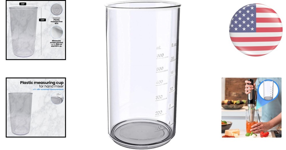 Durable BPA-Free Plastic Measuring Beaker for Precise Mixing & Pouring