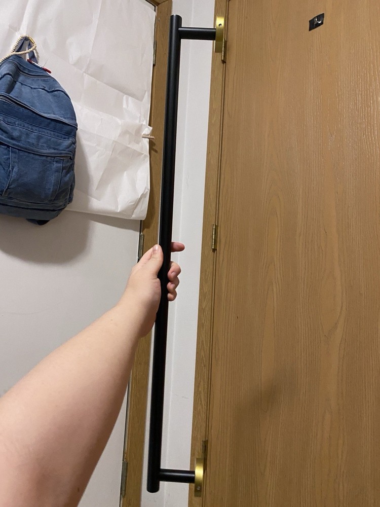 Turs Black Bath Towel Rack