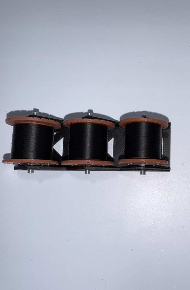 1:87 HO Scale Black Wire Spool Load/Decor