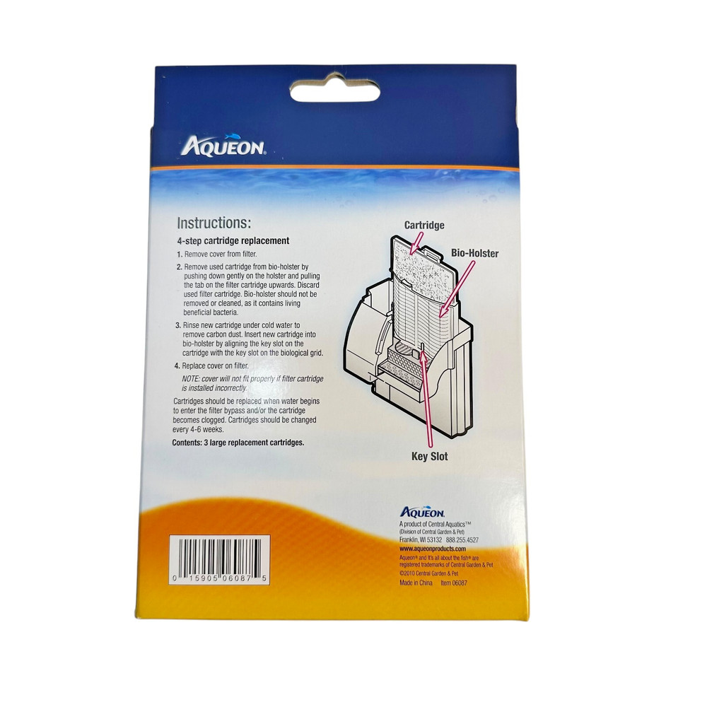 Aqueon QuietFlow Filter Cartridge 3 Pack Large