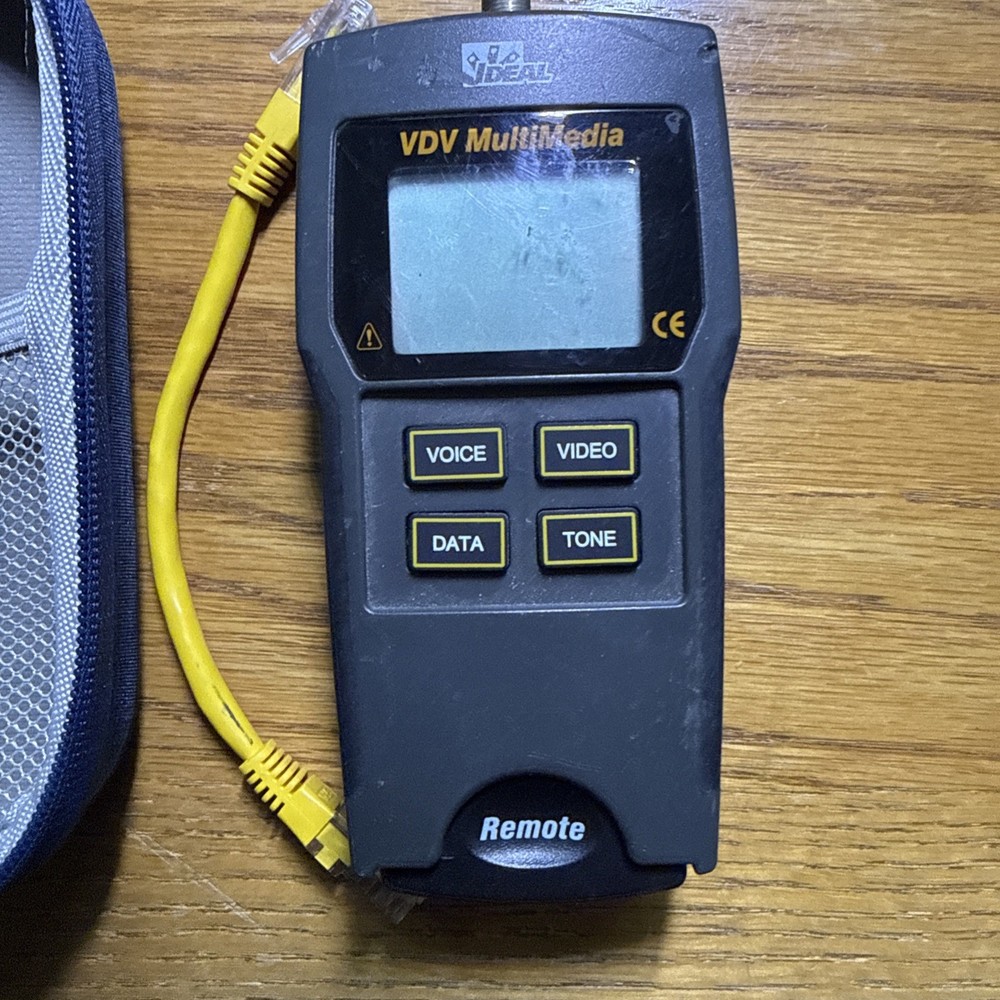 ideal VDV Multimedia Cable Tester with Hard Case