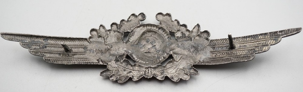 WWII German Luftwaffe Officer Visor Cap Badge