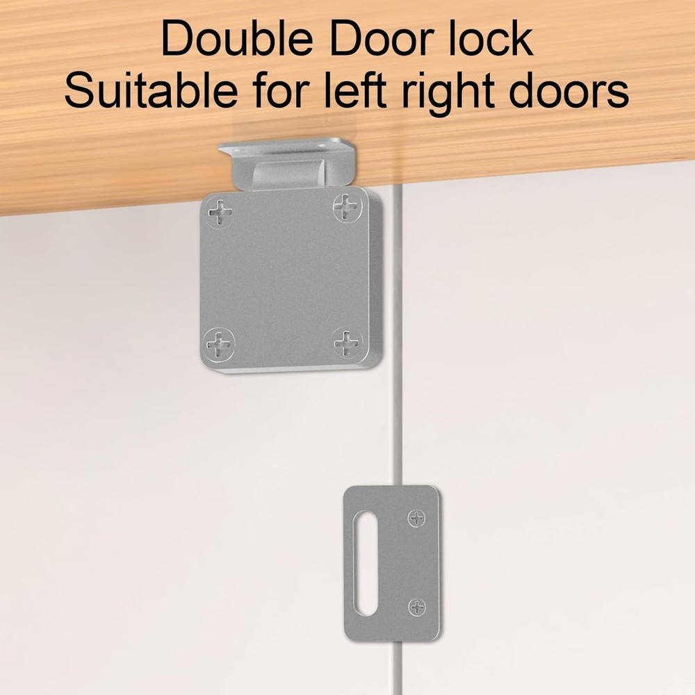 Fingerprint Cabinet Lock, 1-1/4'' Auto Locking Bluetooth Biometric Keyless Lock