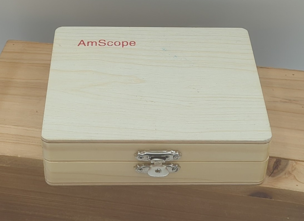 AmScope PS25 Prepared Microscope Slide Set for Basic Biological Science