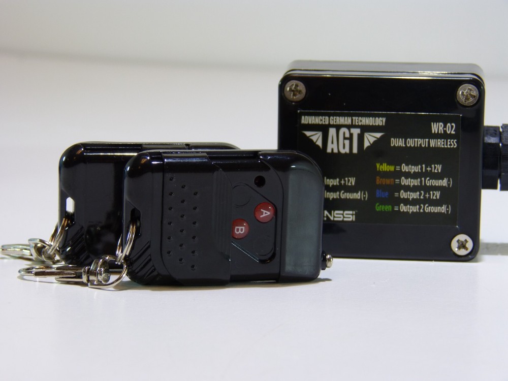 12V DC RF Wireless Remote Control & 2 Channel Toggle Switch 2 Transmitter